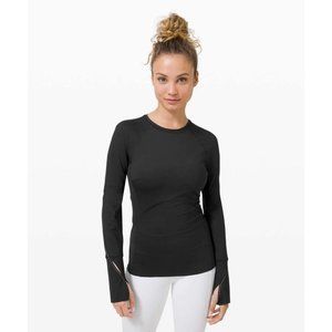 LULULEMON 6 Run Tall Long Sleeve Black